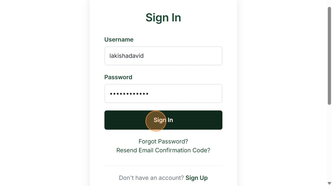 Enter Your Credentials