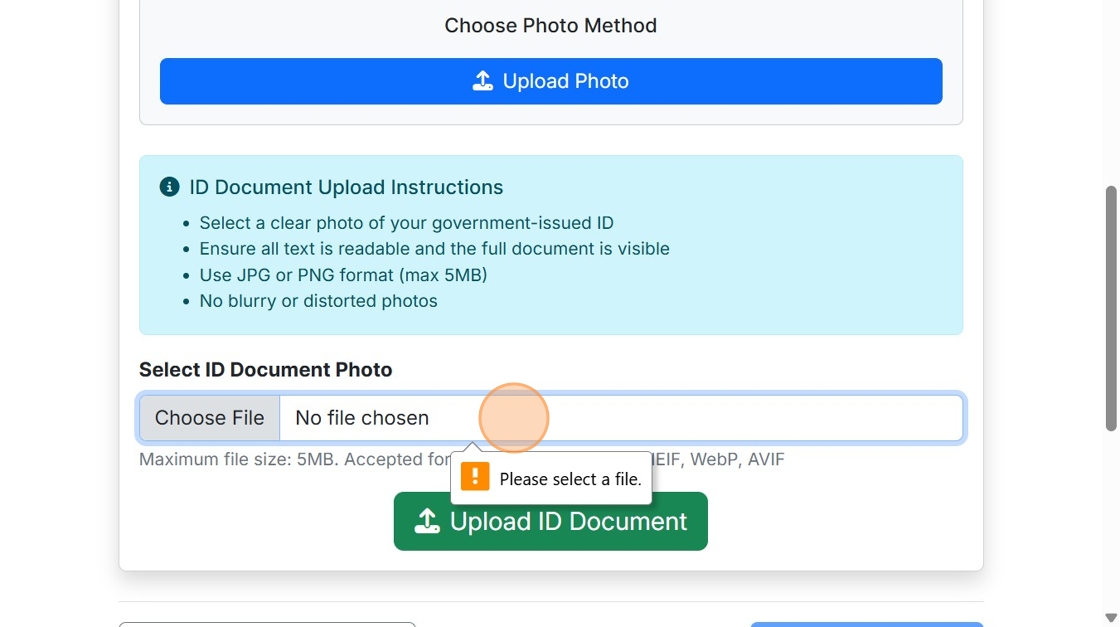 ID Upload Instructions
